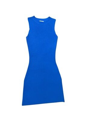 NWOT - Vestique Royal Blue Knitted Tank Dress